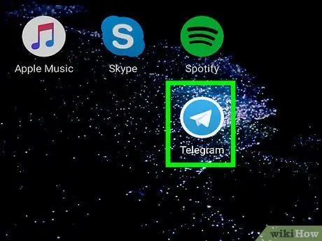 Поиск контактов в Telegram на Android Шаг 1
