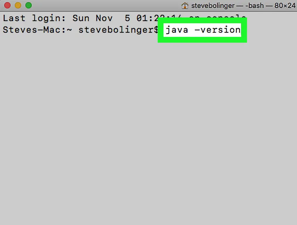 3 способа проверить версию Java, установленную на Mac