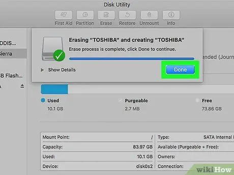Форматирование USB на Mac Шаг 10 Форматирование USB на Mac Шаг 10