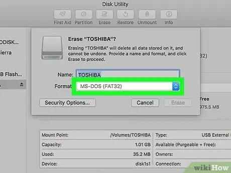 Форматирование USB на Mac Шаг 6 Форматирование USB на Mac Шаг 6