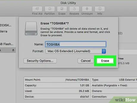 Форматирование USB на Mac Шаг 9 Форматирование USB на Mac Шаг 9
