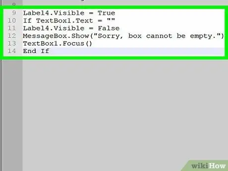 Добавьте два числа в Visual Basic. NET, шаг 4 Добавьте два числа в Visual Basic. NET, шаг 4