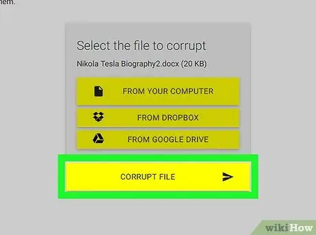 Повредить файл умышленно с помощью Corrupt a File. Net Шаг 4 Повредить файл умышленно с помощью Corrupt a File. Net Шаг 4