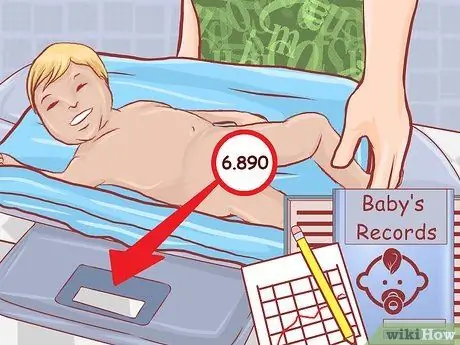 Взвесьте ребенка Шаг 3