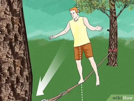 Пройдите Slackline, шаг 5 Пройдите Slackline, шаг 5