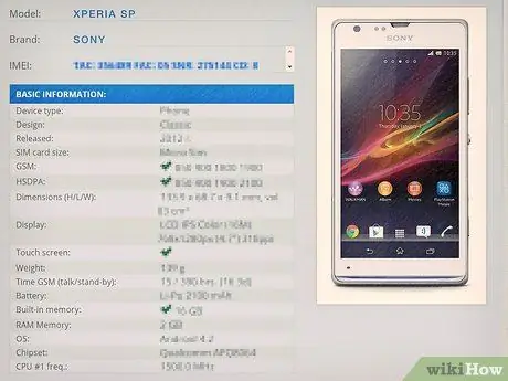 Определите, является ли телефон Sony оригинальным Шаг 3 Определите, является ли телефон Sony оригинальным Шаг 3