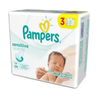Влажные салфетки Pampers Sensitive - Фото: Disclosure/Netfarma Влажные салфетки Pampers Sensitive - Фото: Disclosure/Netfarma