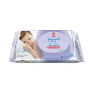Влажные салфетки Johnson`s Baby Sleep Time - Фото: Disclosure/Netfarma Влажные салфетки Johnson`s Baby Sleep Time - Фото: Disclosure/Netfarma