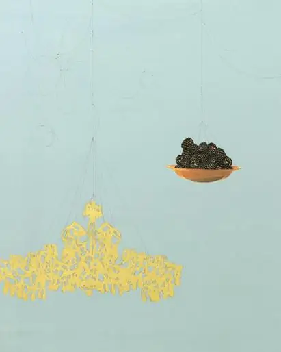 Каору Мансур, Blackberry and Chandelier 111, 2015
