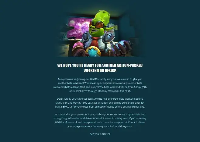 WildStarBetaWeekend WildStarBetaWeekend