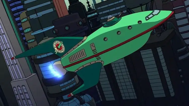 10. Корабль Planet Express (Футурама) 10. Корабль Planet Express (Футурама)