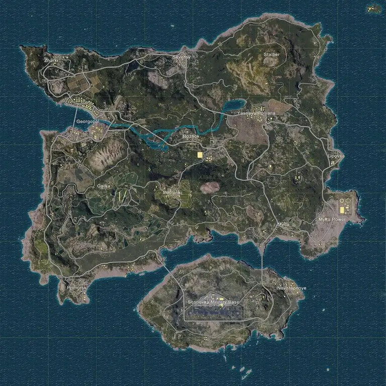 PlayerUnknown's-Battlegrounds-Map PlayerUnknown's-Battlegrounds-Map