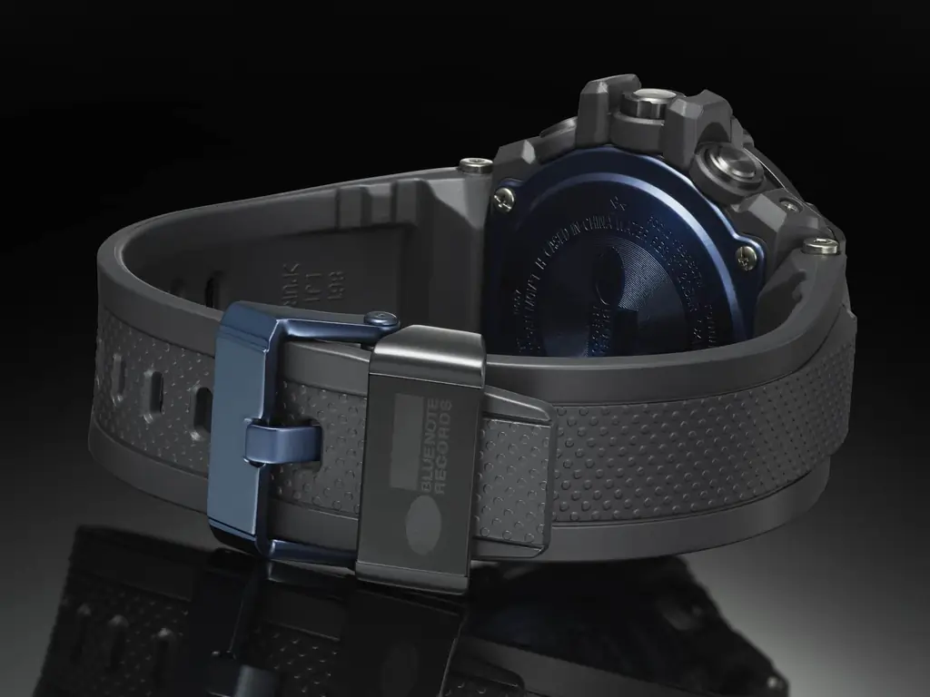 Вид на застежку часов G-Shock X Blue Note Records Вид на застежку часов G-Shock X Blue Note Records