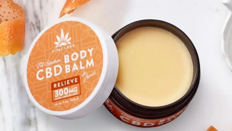 Бальзам для тела Vital Leaf CBD с арникой 300 миллиграммов Бальзам для тела Vital Leaf CBD с арникой 300 миллиграммов