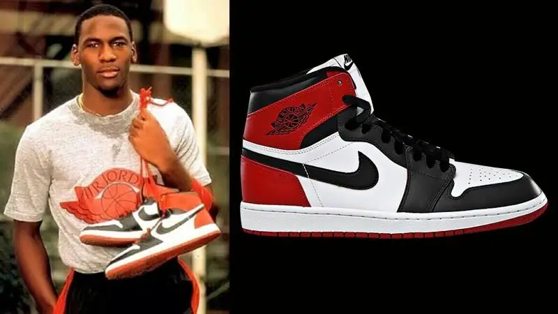 8. Air Jordan 1 (Майкл Джордан) 8. Air Jordan 1 (Майкл Джордан)