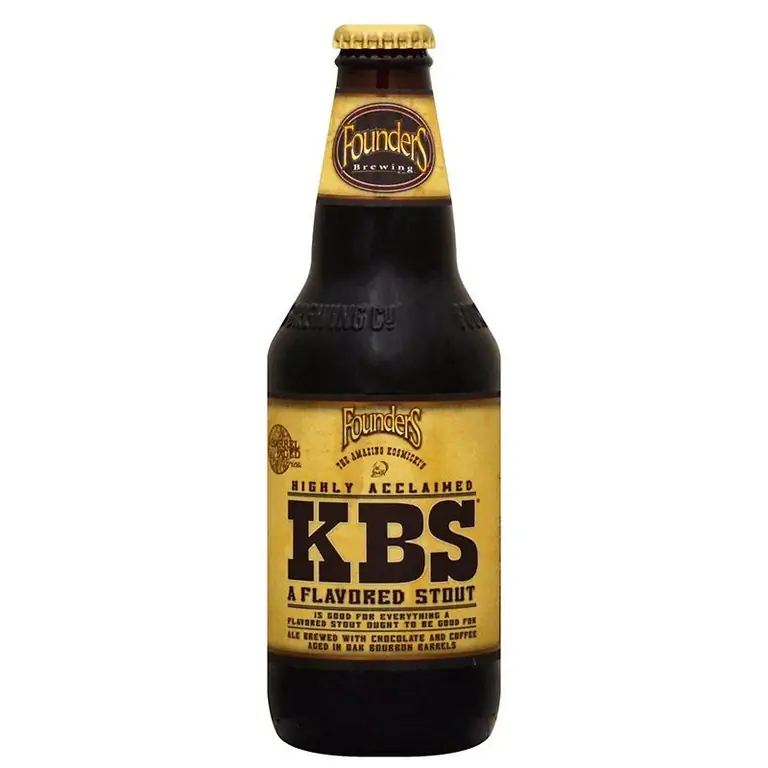 Founders Kentucky Breakfast Stout с беконом и яйцами