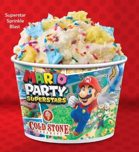 Cold Stone Creamery представляет вкусы мороженого в стиле Nintendo