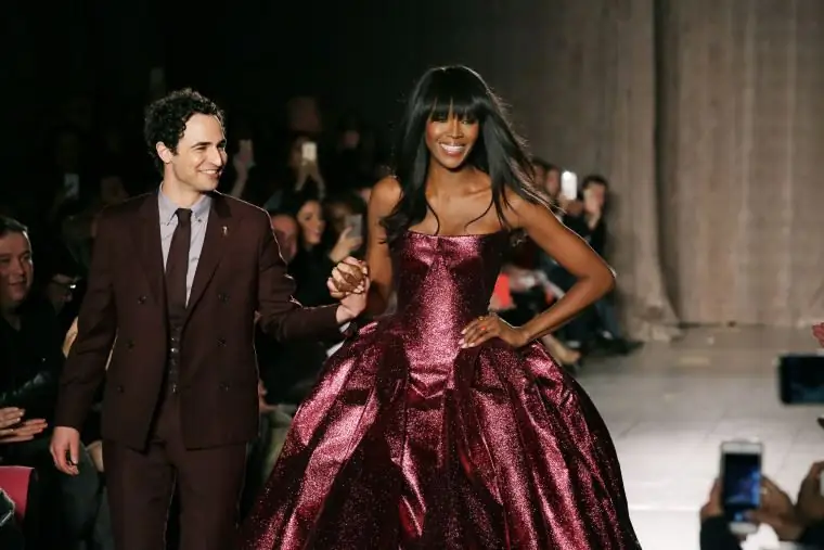 Зак Позен, Наоми Кэмпбелл, NYFW