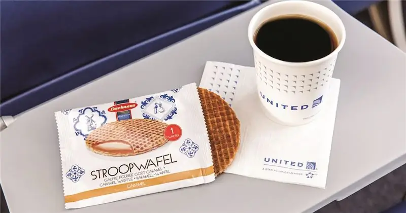 United Airlines возвращает бесплатные закуски - так что это за штрупвафли?