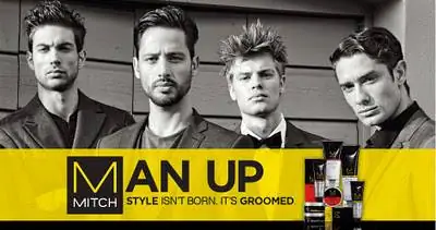 Реклама геля для волос Man Up Mitch. Реклама геля для волос Man Up Mitch.