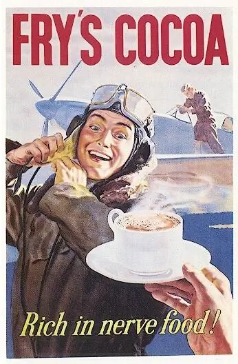 Реклама горячего шоколада с какао Vintage Fry's. Реклама горячего шоколада с какао Vintage Fry's.
