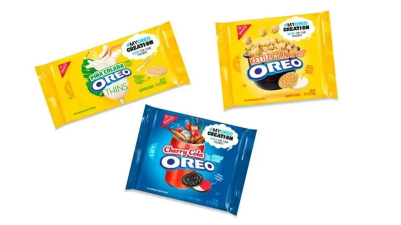 Новые вкусовые качества вкусов Oreo: Cherry Cola, Piña Colada, Kettle Corn