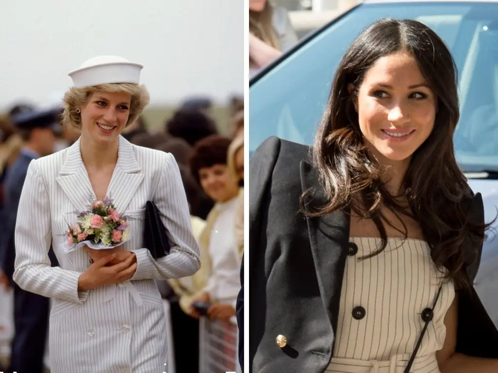 diana meghan - vestiti a strisce diana meghan - vestiti a strisce