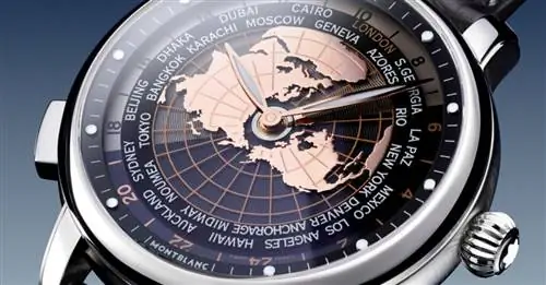 Montblanc представляет элегантные часы с мировым временем