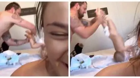 Когда смена подгузников превращается в одиссею: вирусное видео, рассмешившее миллионы родителей