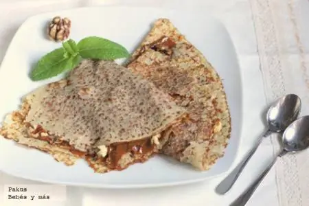 Дульсе де лече и блинчики с грецким орехом. Рецепт