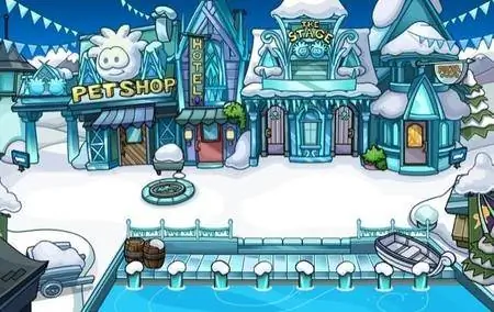 В Club Penguin вы можете сыграть в Frozen, замороженную вечеринку с 21 августа
