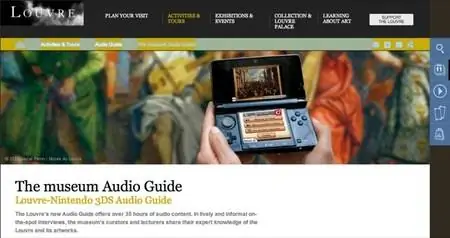 Nintendo 3DS будет использоваться в качестве аудиогида в Лувре