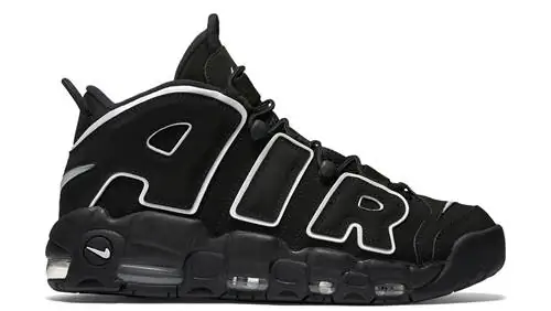 Nike Air More Uptempo Черный Белый