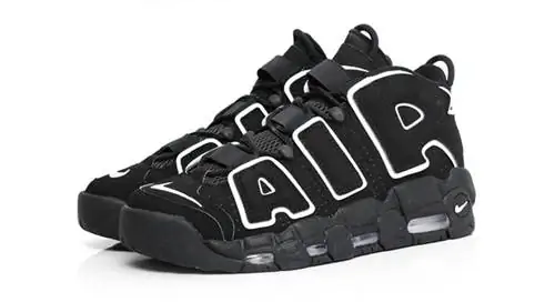 Nike Air More Uptempo черный белый 2016