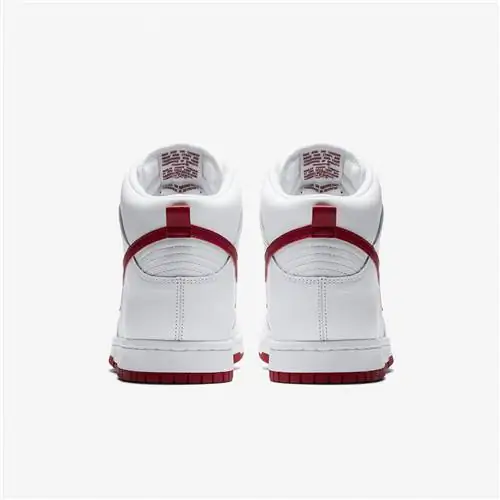 Nike Dunk High Белый Красный