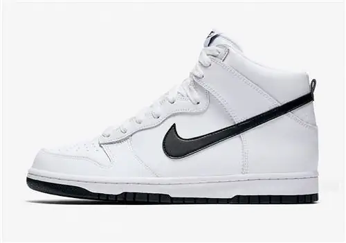 Nike Dunk High Белый Черный