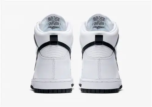 Nike Dunk High Белый Черный