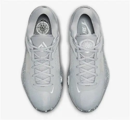 Nike Zoom Freak 4 Wolf Grey Cool Grey DJ6149-004 Дата выпуска Верх Nike Zoom Freak 4 Wolf Grey Cool Grey DJ6149-004 Дата выпуска Верх