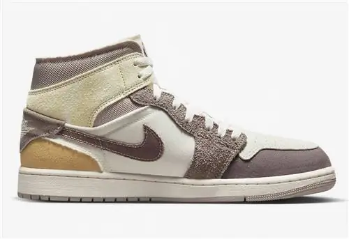 Медиа с датой выпуска Air Jordan 1 Mid Craft Inside Out DM9652-102 Медиа с датой выпуска Air Jordan 1 Mid Craft Inside Out DM9652-102