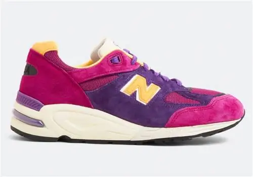 New Balance 990v2 Сделано в США Pink Purple M990PY2 Дата выхода сбоку New Balance 990v2 Сделано в США Pink Purple M990PY2 Дата выхода сбоку