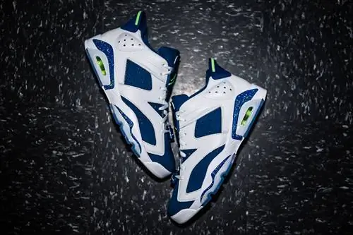 Призрачный зеленый Air Jordan 6 Low Seahawks