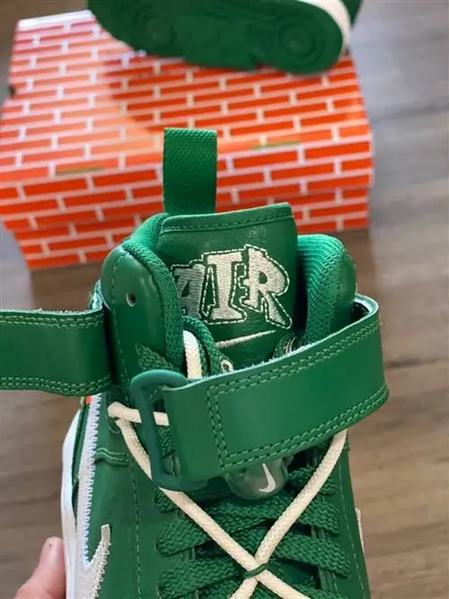Off-White Nike Air Force 1 Mid Pine Green DR0500-300 Дата выпуска Off-White Nike Air Force 1 Mid Pine Green DR0500-300 Дата выпуска
