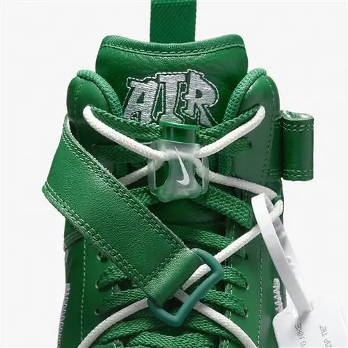Off-White x Nike Air Force 1 Mid Pine Green DR0500-300 Дата выпуска Цена Off-White x Nike Air Force 1 Mid Pine Green DR0500-300 Дата выпуска Цена