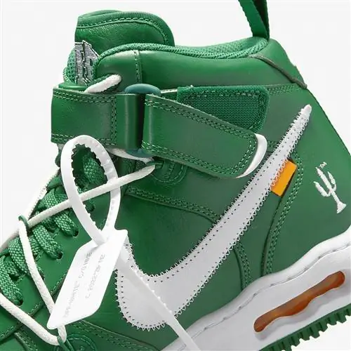 Off-White x Nike Air Force 1 Mid Pine Green DR0500-300 Дата выпуска Цена Off-White x Nike Air Force 1 Mid Pine Green DR0500-300 Дата выпуска Цена
