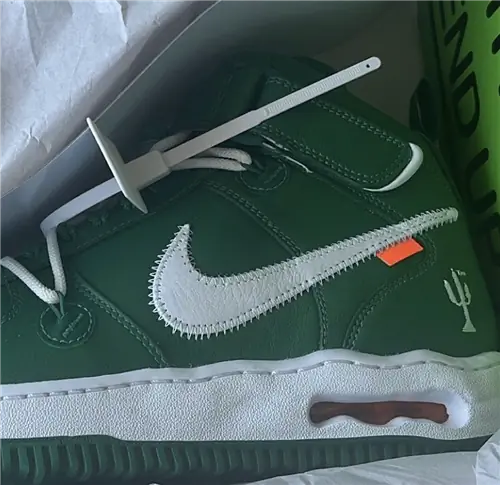 Off-White Nike Air Force 1 Mid Green Дата выпуска Off-White Nike Air Force 1 Mid Green Дата выпуска