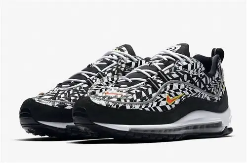 Кроссовки Nike Air Max 98 AOP с принтом по всей поверхности AQ4130-100 Кроссовки Nike Air Max 98 AOP с принтом по всей поверхности AQ4130-100