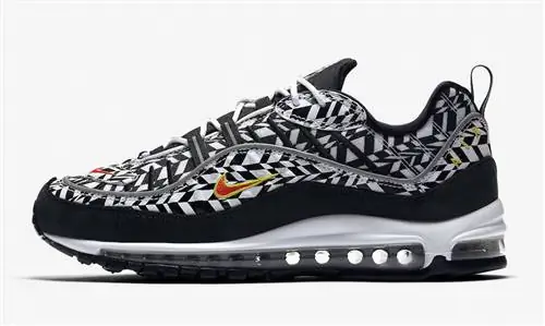 Кроссовки Nike Air Max 98 AOP с принтом по всей поверхности AQ4130-100 Кроссовки Nike Air Max 98 AOP с принтом по всей поверхности AQ4130-100