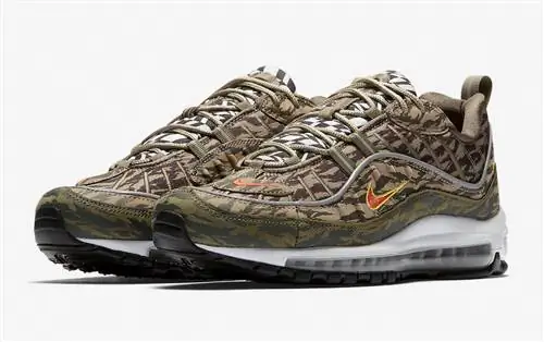 Nike Air Max 98 AOP Камуфляж со сплошным принтом AQ4130-200 Nike Air Max 98 AOP Камуфляж со сплошным принтом AQ4130-200