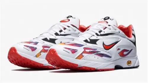 Supreme x Nike Zoom Streak Spectrum Plus Белый Habanero Красный Черный