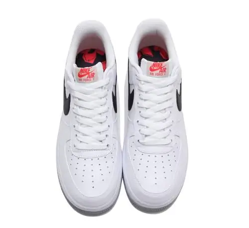 Nike Air Force 1 Low White Black Bone Ember Glow CK0806-100 Дата выпуска Nike Air Force 1 Low White Black Bone Ember Glow CK0806-100 Дата выпуска